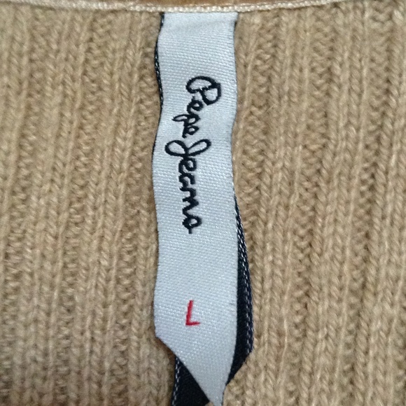 Pepe Jeans Sweater Dress, gold, Size L - Picture 3 of 7